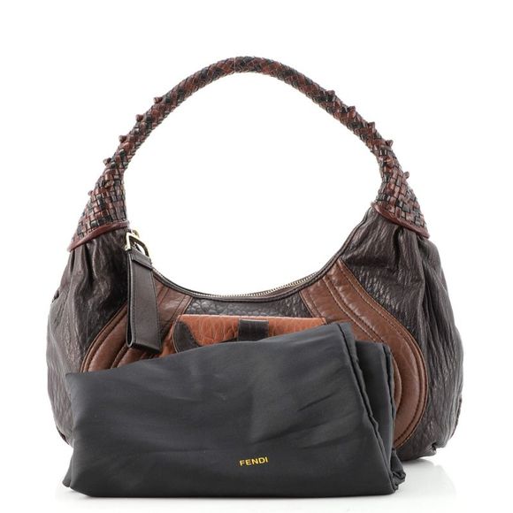 Fendi Spy Hobo Leather Mini Brown - Picture 2 of 7